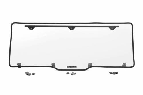 Rough Country - 98132012 | Rough Country Rear Panel Windshield Scratch Resistant Polycarbonate For Polaris Ranger 1000 / XP 900 / XP 1000 | 2013-2023