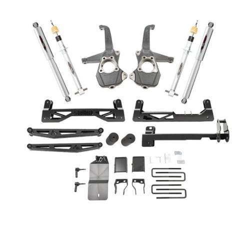 Belltech - 150210TP | Belltech 6-8 Inch Complete Lift Kit with Trail Performance Struts & Shocks (2019-2023 Silverado, Sierra 1500 2WD/4WD)