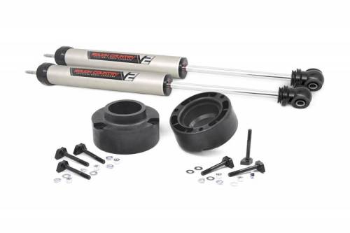 Rough Country - 37470 | Rough Country 2.5in Dodge Leveling Lift Kit w/ V2 Shocks