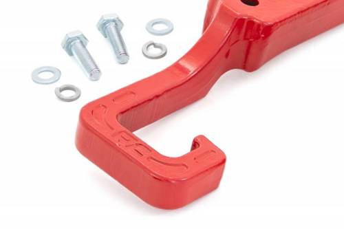 Rough Country - RS133 | Forged Tow Hooks (15-19 Grand Cherokee WK2 | Red)