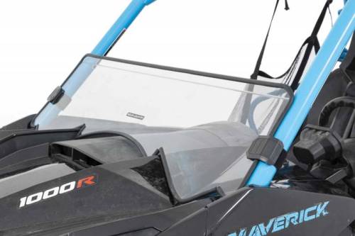 Rough Country - 98131831A | Can-Am Scratch Resistant Half Windshield (13-18 Maverick)