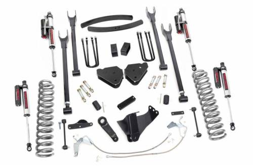 Rough Country - 58850 | 6 Inch Ford Suspension Lift Kit w/ Vertex Reservoir Shocks (Gas Engine)