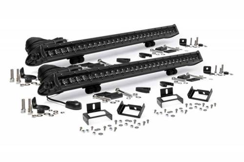 Rough Country - 70771 | Ford Super Duty 30-inch Black Series Cree LED Grille Kit (Pair)