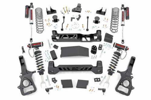 Rough Country - 33450 |  Rough Country 6 Inch Suspension Lift Kit For Ram 1500 | 2019-2023 | Without 22" Wheels, Front Vertex Coilovers, Rear Vertex Shocks & Variable Rated Coils