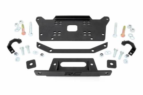 Rough Country - 92029 | Honda Winch Mounting Plate (20-21 Talon)