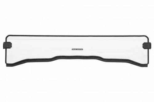 Rough Country - 98162021 | Honda Scratch Resistant Half Windshield (16-21 Pioneer 1000)