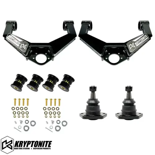 Kryptonite - KRUCA11 | Kryptonite Upper Control Arm Kit (2011-2019 Silverado, Sierra 2500 HD, 3500 HD)