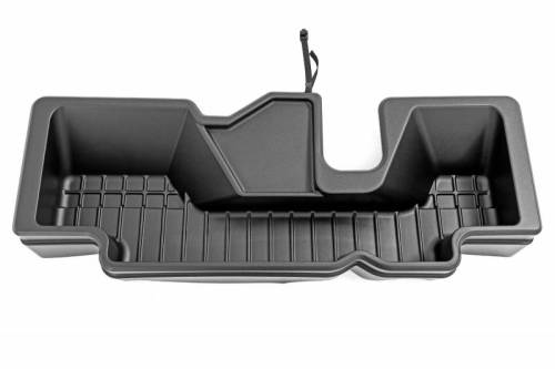 Rough Country - RC09421A | Rough Country Under Seat Storage Compartment Custom-Fit For Crew Cab Ram 1500 2/4WD | 2019-2025