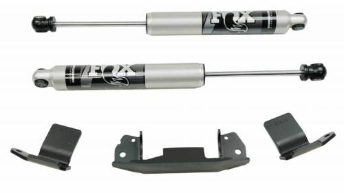 SuperLift - 92719 | Superlift Dual Steering Stabilizer Kit Fox 2.0 Cylinders (2009-2013 Ram 2500, 2009-2012 3500 4WD