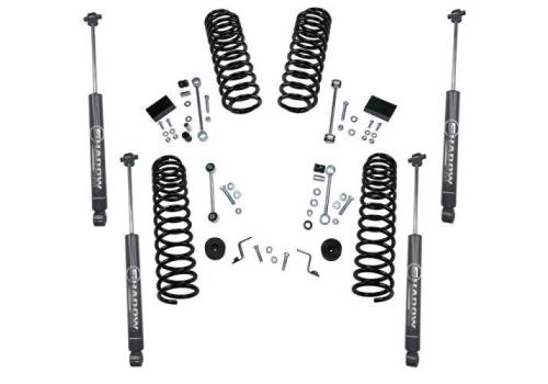 SuperLift - K191 | Superlift 2.5 inch Dual Rate Coil Spring Suspension Lift  Kit with Shadow Shocks (2018-2023 Wrangler JL 4WD | 2 Door)