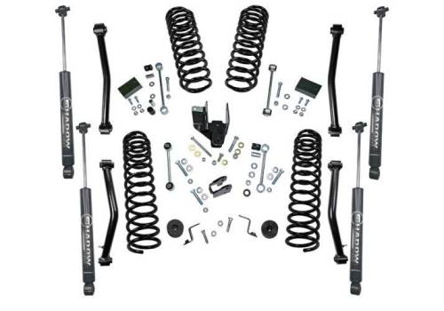 SuperLift - K193 | Superlift 4 inch Dual Rate Coil Spring Suspension Lift Kit with Shadow Shocks (2018-2023 Wrangler JL 4WD | 2 Door)