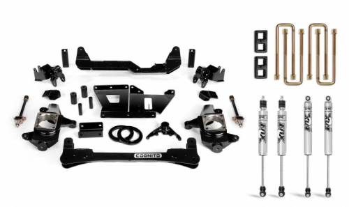 Cognito Motorsports - 110-P0785 | Cognito 4-Inch Standard Lift Kit With Fox PS 2.0 IFP Shocks (2001-2010 Silverado/Sierra 2500/3500 2WD/4WD)