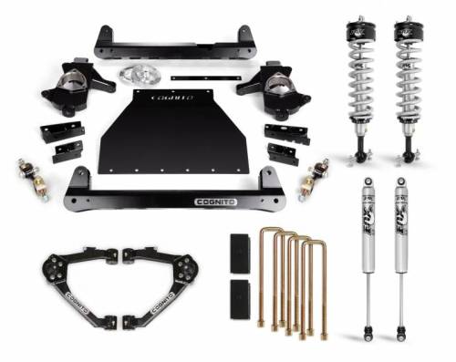 Cognito Motorsports - 210-P0965 | Cognito 6-Inch Performance Lift Kit with Fox PS IFP 2.0 Shocks (2014-2018 Silverado/Sierra 1500 2WD/4WD With OEM Stamped Steel/Cast Aluminum Control Arms)