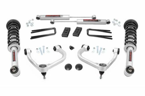 Rough Country - 57731A | 3 Inch Lift Kit | Forged UCA | N3 Struts | Ford F-150 4WD (2021-2023)