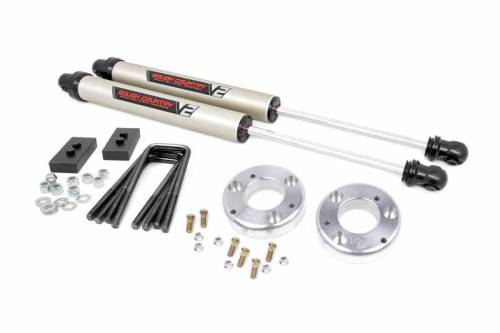 Rough Country - 58670 | Rough Country 2 Inch Rear Lift Kit For Ford F-150 2/4WD | 2021-2023 | V2 Monotube Shocks