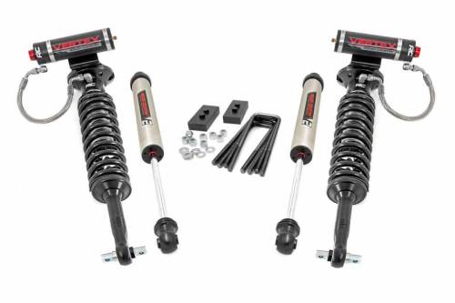 Rough Country - 58657 | Rough Country 2 Inch Lift Kit For Ford F-150 4WD | 2021-2023 | Vertex Coilovers, V2 Monotube Shocks