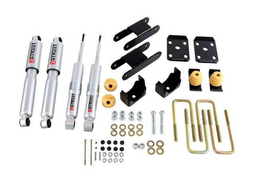 Belltech - 1100SP | Belltech 0 to 3 Inch Front / 4 Inch Rear Complete Lowering Kit with Street Performance Shocks (2018-2022