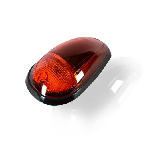 Recon Truck Accessories - 264146AMX | Amber Cab Roof Light with Amber LED’s – 1-Piece Single Cab Light ONLY