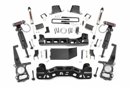 Rough Country - 59857 | 6 Inch Ford Suspension Lift Kit w/ Vertex Coilovers, V2 Monotube Shocks