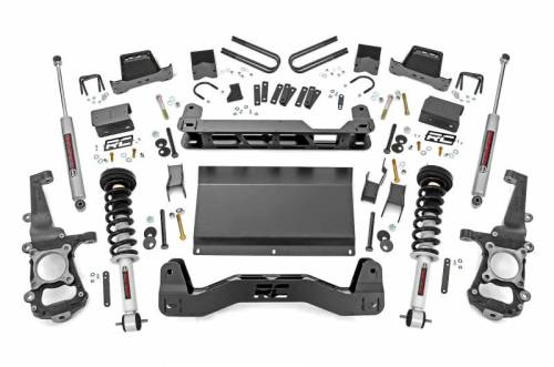 Rough Country - 58731 | Rough Country 6 Inch Lift Kit For Ford F-150 4WD | 2021-2023 | N3 Strut Spacer With N3 Rear Shocks