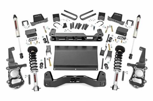 Rough Country - 58771 | Rough Country 6 Inch Lift Kit For Ford F-150 4WD | 2021-2023 | N3 Strut Spacer With V2 Rear Shocks