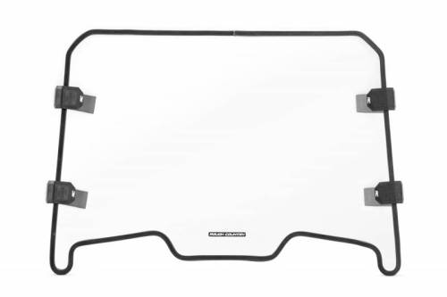 Rough Country - 98192010 | Rough Country Polaris Scratch Resistant Full Windshield (20-21 RZR 1000XP)