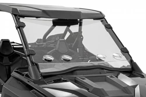 Rough Country - 98202010 | Polaris Scratch Resistant Full Vented Windshield (2020-2021 RZR PRO XP)