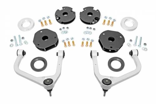 Rough Country - 11400 | Rough Country 3.5 Inch Lift Kit With Forged Upper Control Arms Chevrolet Suburban 1500, Tahoe / GMC Yukon, Yukon XL 1500 | 2021-2024