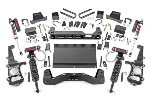 Rough Country - 58750 | Rough Country 6 Inch Lift Kit For Ford F-150 4WD | 2021-2023 | Vertex Coilovers With Vertex Shocks