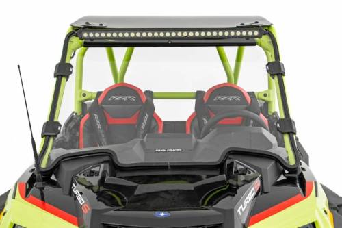 Rough Country - 98112110 | Polaris Scratch Resistant Full Windshield (19-21 RZR Turbo S)