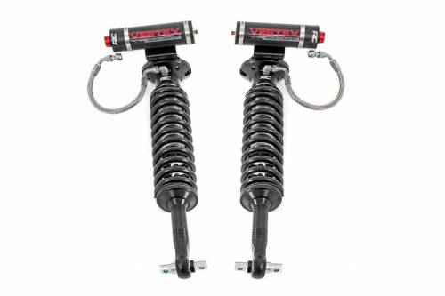 Rough Country - 689017 | Rough Country 6 Inch Vertex 2.5 Adjustable Front Shocks For Chevrolet Silverado / GMC Sierra 1500 | 2019-2024