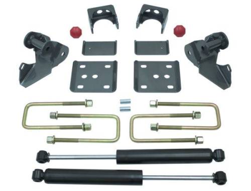 MaxTrac Suspension - 203440 | 4 Inch Rear Lowering Box Kit (2009-2014 Ford F150 Pickup 2WD/4WD)