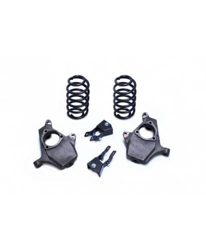 MaxTrac Suspension - KS331223 | Complete 2/3 Lowering Kit (2007-2014 Chevrolet, GMC SUV 2WD/4WD)