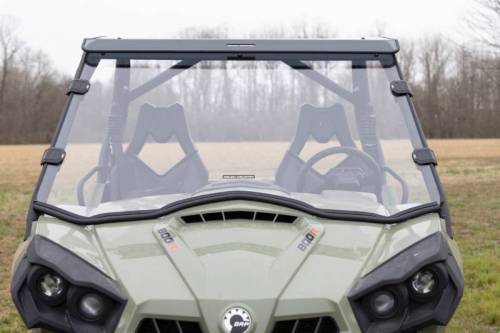 Rough Country - 98112030 | Can-Am Scratch Resistant Full Windshield (11-20 Commander)