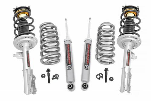 Rough Country - 110031A | Rough Country 1.5 Inch Lift Kit With Front Premium Loaded N3 Struts & Rear Shocks For GMC Acadia 2WD/4WD | 2017-203