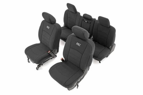 Rough Country - 91041 | Rough Country Seat Covers For Ram 1500 | 2019-2025 | First & Second Row