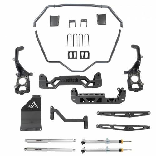 Belltech - 152510TPS | Belltech 5-7 Inch Complete Lift Kit with Trail Performance Struts/Shocks & Sway Bars (2021-2023 F150 4WD)