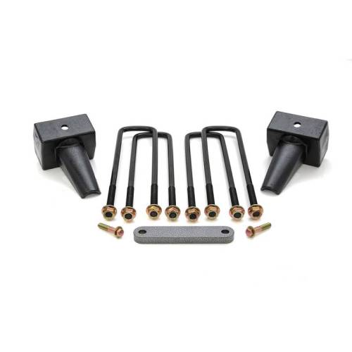 ReadyLIFT Suspensions - 26-2742 | ReadyLift 4.0 Inch Rear Block Kit (2017-2024 F350, F450 Diesel | Dual Rear Wheel)