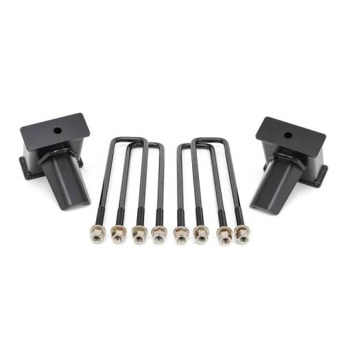 ReadyLIFT Suspensions - 26-3950 | ReadyLift 5 Inch Rear Block Kit (2019-2024 Silverado, Sierra 1500)