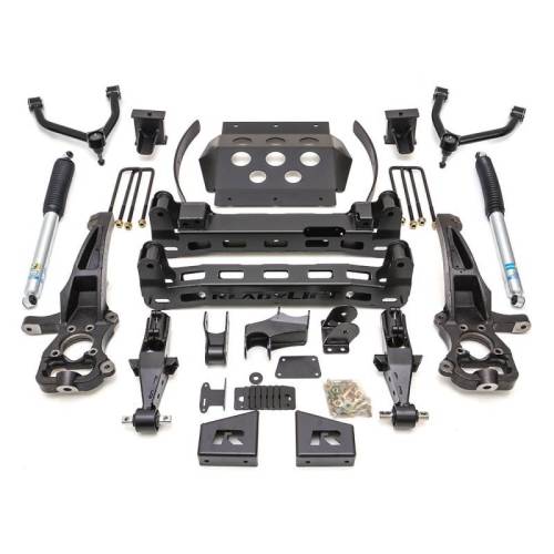 ReadyLIFT Suspensions - 44-3980 | ReadyLift 8.0 Inch Suspension Lift Kit w/ Bilstein Shocks (2019-2021 Silverado, Sierra 1500)