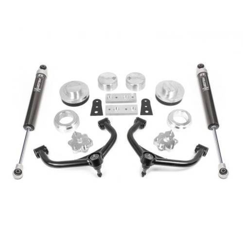 ReadyLIFT Suspensions - 69-10410 | ReadyLift 4 Inch SST Suspension Lift Kit With  Falcon 1.1 Monotube Rear Shocks (2009-2024 Ram 1500 Pickup)