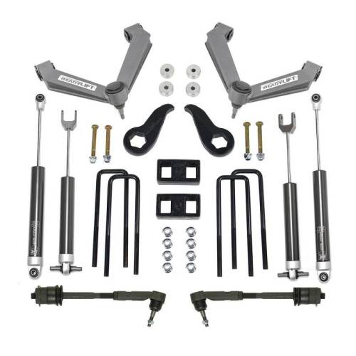 ReadyLIFT Suspensions - 69-35140 | ReadyLift 3.5 Inch GM SST Suspension Lift Kit w/ Falcon 1.1 Monotube Shocks (2011-2019 Silverado, Sierra 2500 HD)