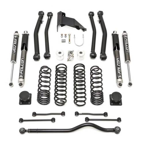 ReadyLIFT Suspensions - 69-6042 | ReadyLift 4.0 Inch Terrain Flex Max Suspension Lift Kit w/ Falcon 2.1 Monotube Shocks (2020-2023 JT Gladiator)