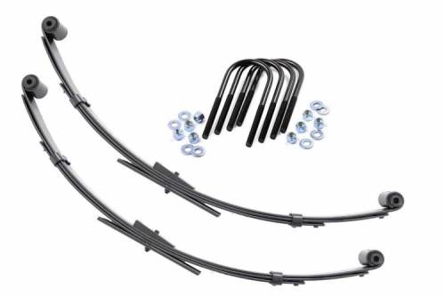 Rough Country - 8012Kit | Rear Leaf Springs | 2.5" Lift | Pair | Jeep Wrangler YJ 4WD (1987-1995)