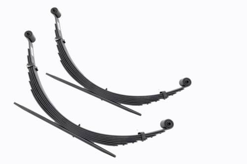 Rough Country - 8072Kit | Rear Leaf Springs | 8" Lift | Pair | Ford Super Duty 4WD (1999-2007)