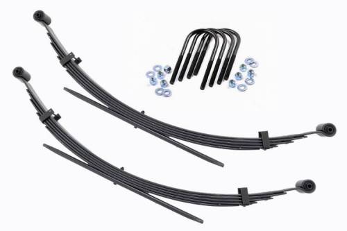 Rough Country - 8036Kit | Rear 56 Inch Leaf Springs | 2" Lift | Pair | Chevy/GMC C20/K20 C25/K25 Truck 4WD (77-87)