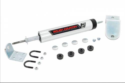 Rough Country - 8738770 | V2 Steering Stabilizer | Dodge 1500 (94-01)/2500 (94-02) 2WD