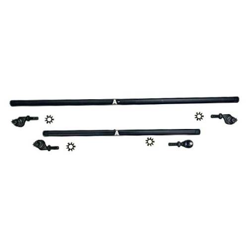 Apex Chassis - KIT150 | Apex Chassis Steering Kit 1 ton No Flip 3" Or Less For Jeep Wrangler JK | 2007-2018 | Black Aluminum