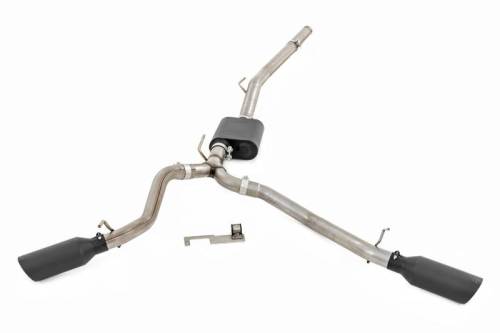 Rough Country - 96015 | Rough Country Performance Cat-Back Exhaust For Jeep Gladiator JT 3.6L | 2020-2022