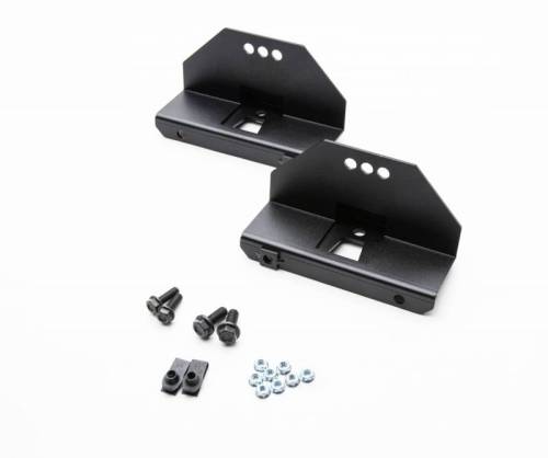 ZROADZ - Z745421-2BK | ZROADZ Installation Bracket Kit, for use on 2 Door Model Rock Sliders (2021-2023 Bronco 2 Door)